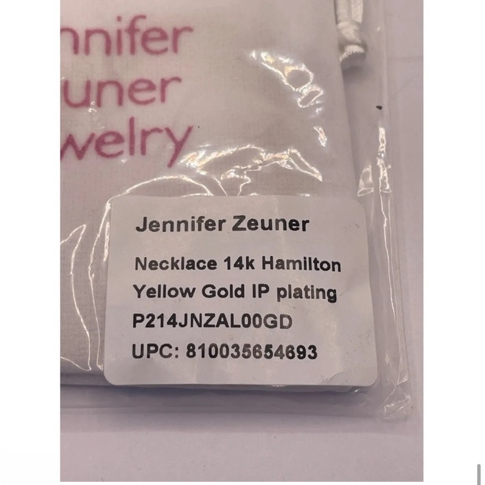 Jennifer Zuener gold “Hamilton”  necklace - Picture 5 of 6